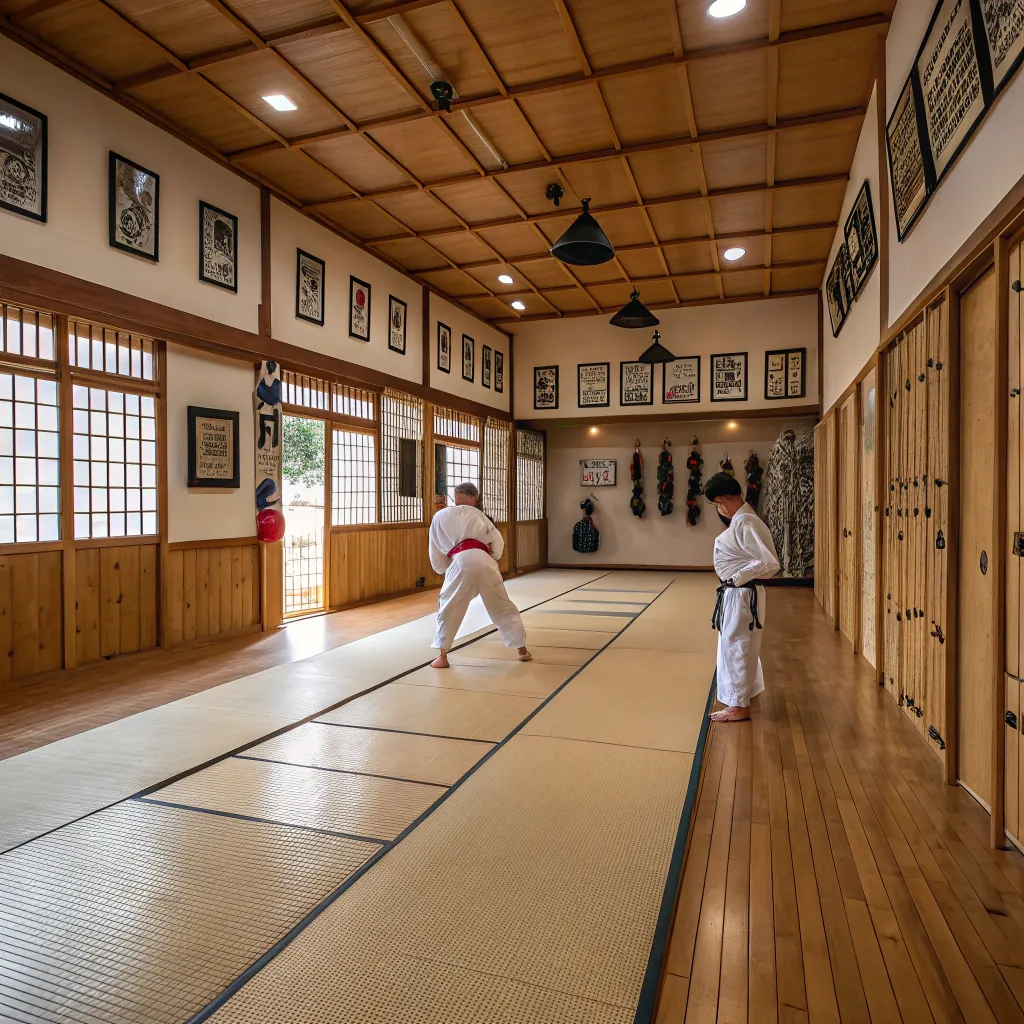Interior view of our martial arts dojo